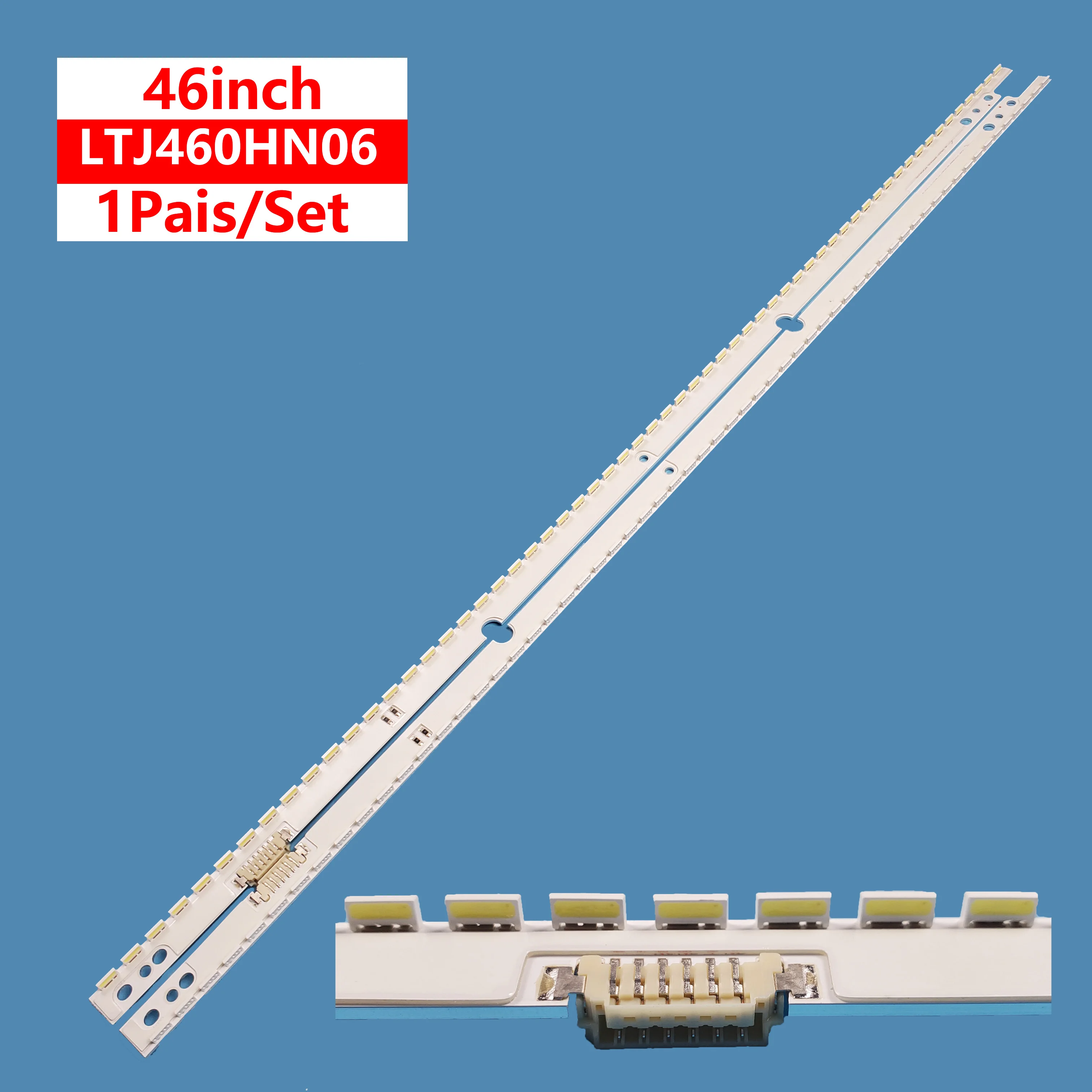 

2Pcs/set Smart TV LED Backlight Bar Strip 2012SVS46 7032NNB LR60 2D REV1.2 For Samsung 46inch UA46ES6100J LTJ460HN06 UA46ES5600R