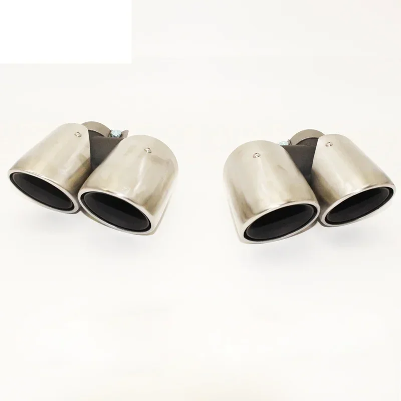 Universal Tail Throat For 2015-2021Stainless Steel Y Shape Double Exit Exhaust Pipe Muffler