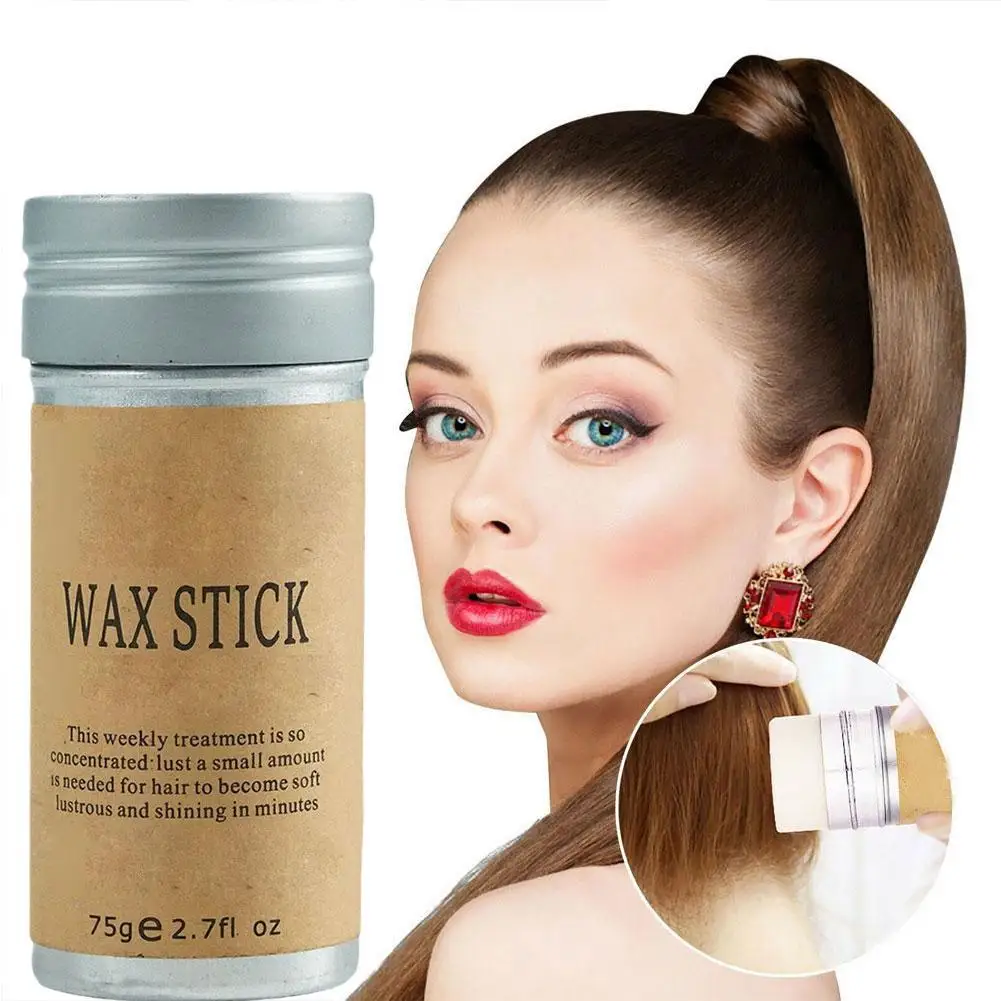 75g/15g Gebrochenes Haar Artefakt Haar Wachs Stick Gel Creme Styling Haar Frizz Feste Flauschige Kinder männer Und Frauen Styling Wachs – Detail 1