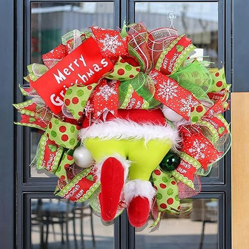 

Christmas Wreath Christmas Front Door Wreath Outdoor Christmas Wreath For Winter Holiday