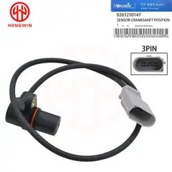 06A906433C 06A906433G 0261210147  1/5 PCS Crankshaft Position Sensor For Volkswagen Jetta Golf Beetle Passat AUDI A3 S3 A4