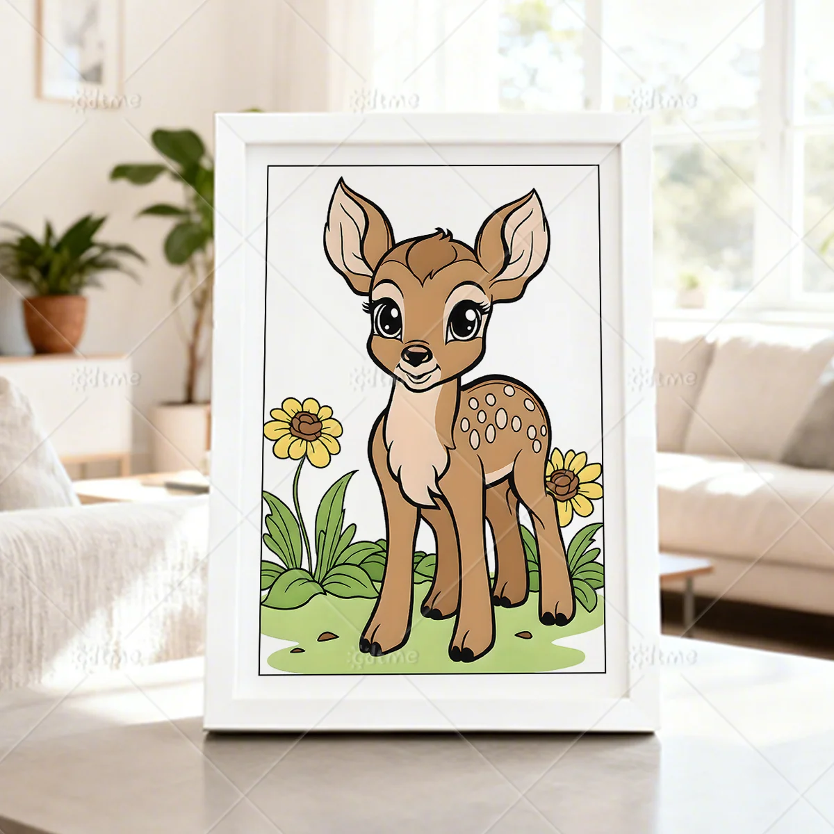 Erwachsenen-Malbuch mit Cartoon-Meerestieren und Dinosauriern, DIY-Ausmalbuch, Geburtstagsgeschenk ﻿ – Detail 8