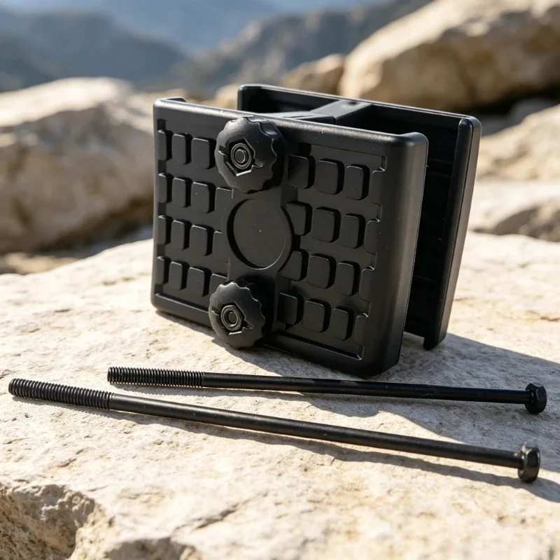 Grid Reinforced Double Compartment Nylon Link Base Built-in Hexagon Screw Position DIY Model Modification Fitting