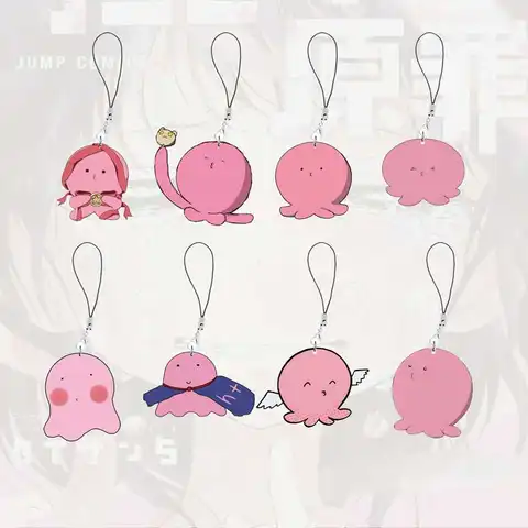 Takopi Mobile Phone Charms Acrylic Ctue Takopi  Small Pendant Phone Chain Key Ring Keychain Fans Gifts