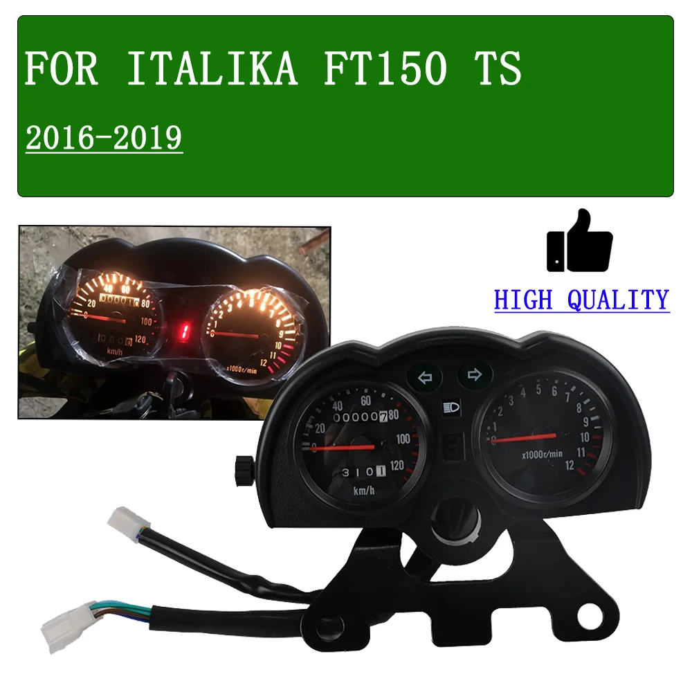 

For Italika FT150 TS 2016 2019 Motorcycle Speedometer Tachometer Odometer Digital Dashboard Universal Fit Motorcycle Accessories