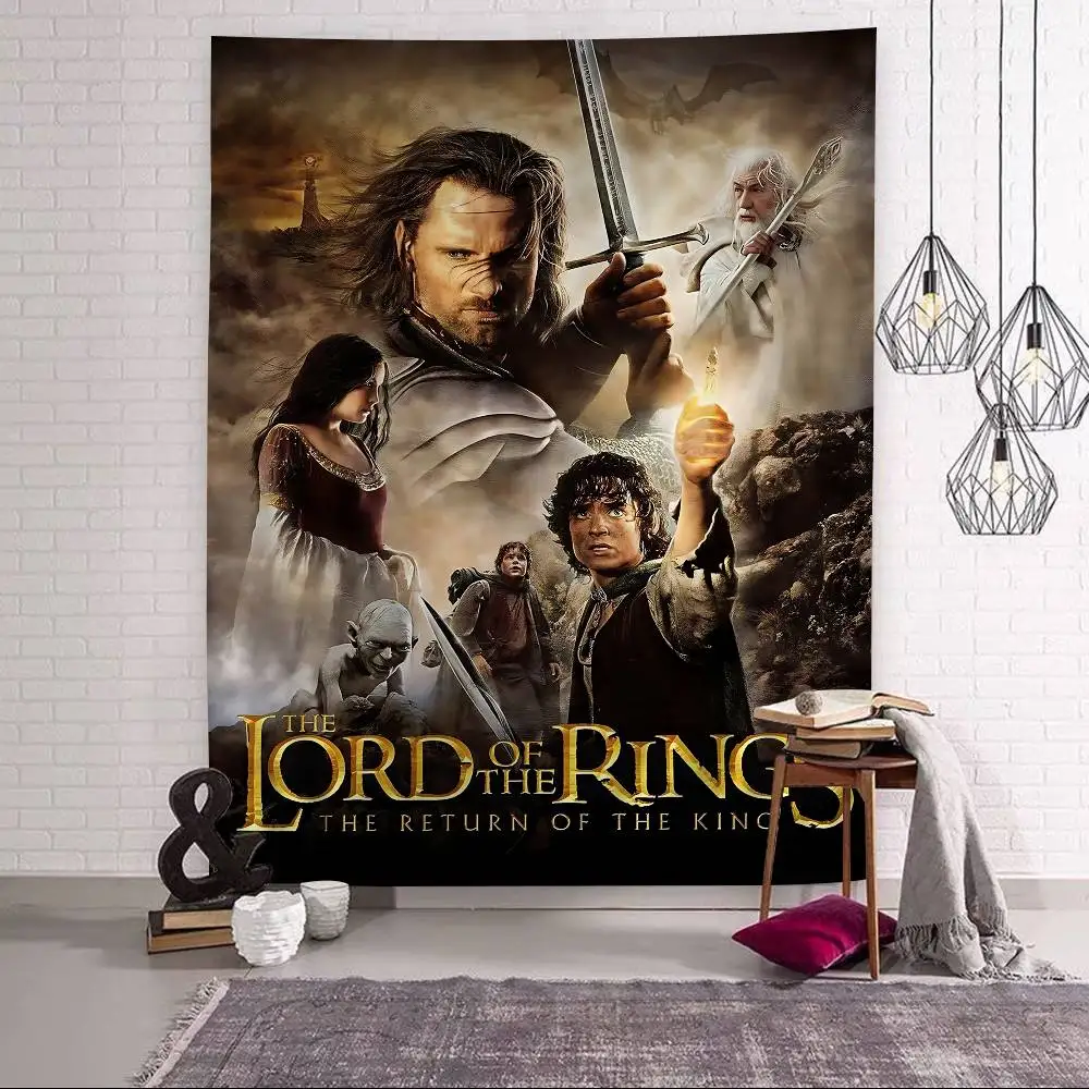 Fantasy Movie L-Lord Of R-Rings Hanging Bohemian Tapestry Bohemian Wall Tapestries Mandala Cheap Hippie Wall Hanging
