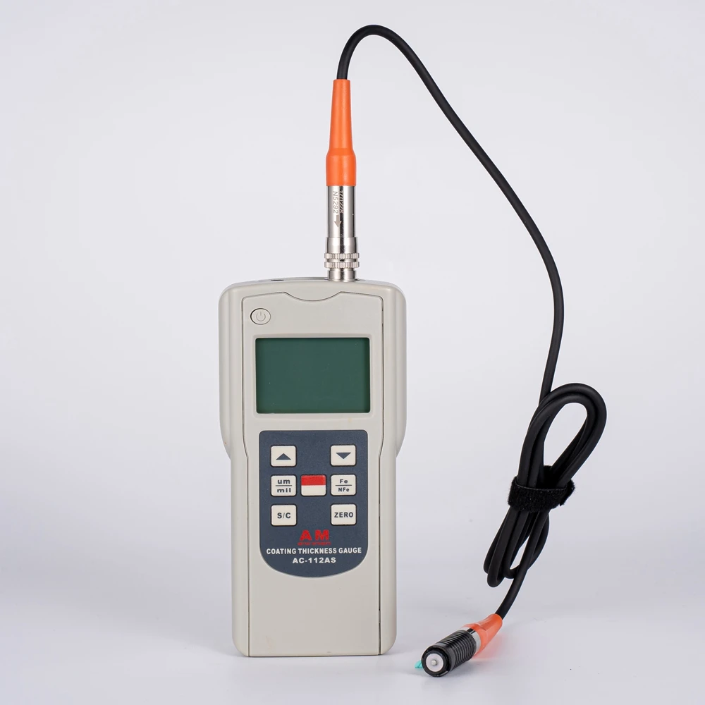 AC-112AS Ferrous and Non-Ferrous Digital Zinc Coating Thickness Gauge 0~1250um