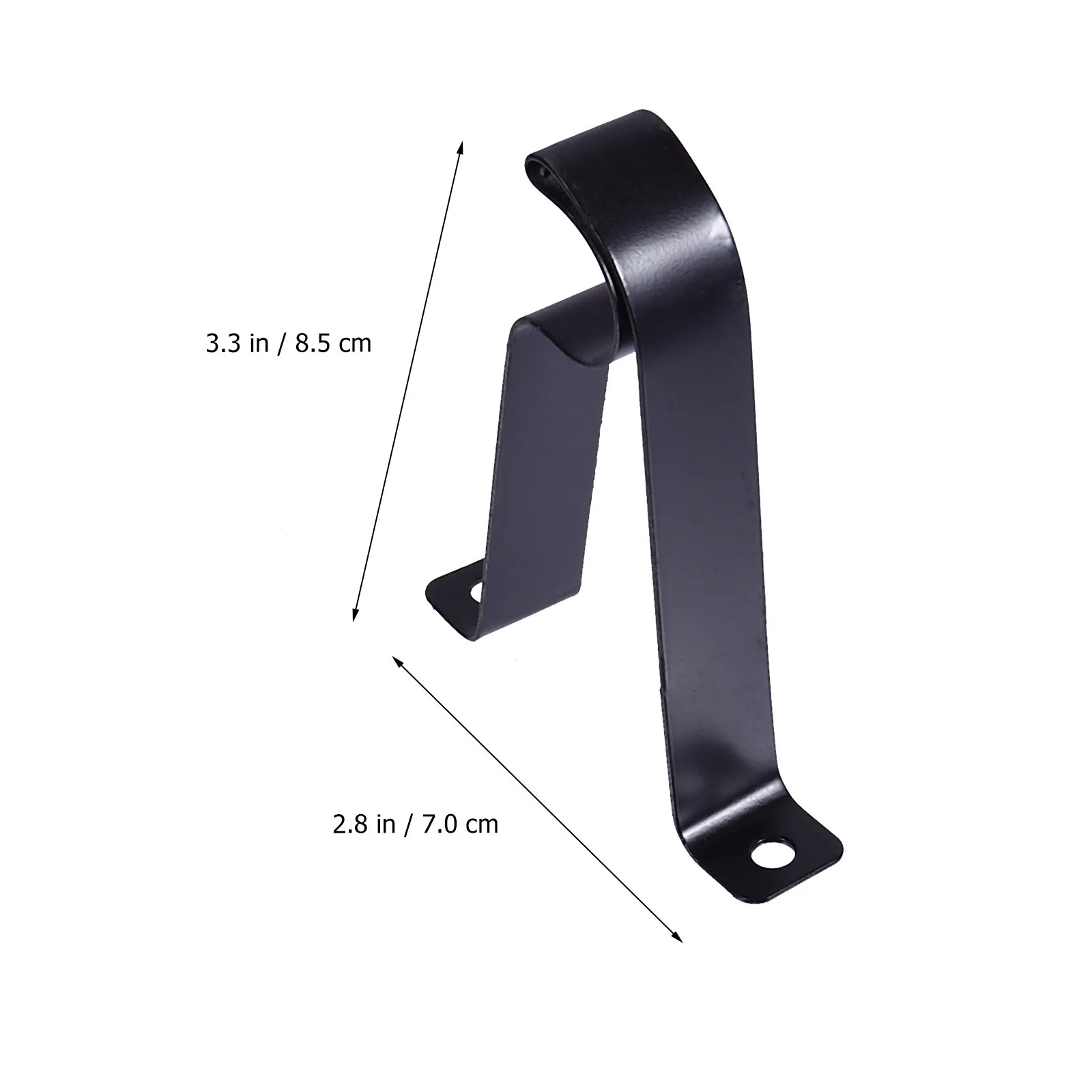 

3Pcs Curtain Rod Brackets R-Type Style Sturdy Adjustable Support Compatible with Window Dressing Valance Rod Bracket Set