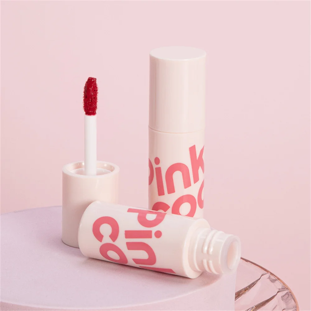 Lip Mud Uniform Blooming Chocolate Scent 2.5g Women  Lipstick Lip Glaze Delicate And Smooth Moisturizing Color Red Liquid