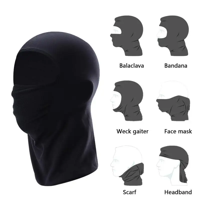 Neck Gaiter Face Masque Full Face Breathable Sunproof Head Cover Full Face Protection Highly Elastic Comfortable Sun Protection