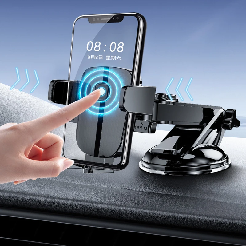 Car Phone Holder Adjustable Sucker Windshield Dashboard Mount GPS Phone Support  for iPhone Bracket Auto Interior Accessories