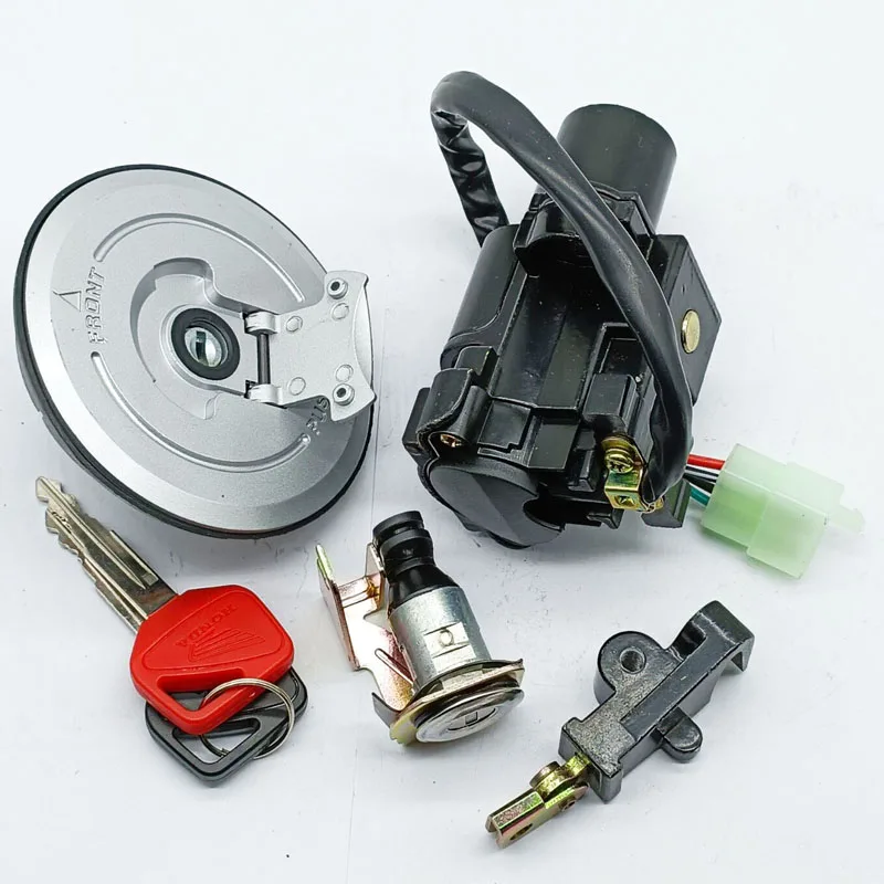 Ignition Switch Lock Gas Cap Set Lock Key For Honda XLV650 XL650 Transalp 2000 /2001/ 2002/ 2003/ 2004/ 2005 /2006