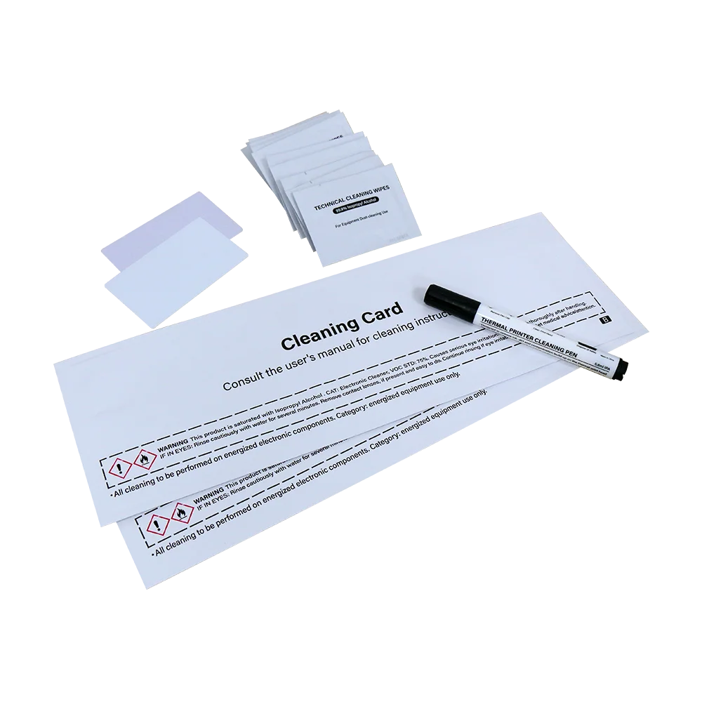 

Совместимый набор чистящих карт ACL002 для карточного принтера evolis Primacy Zenius Elypso