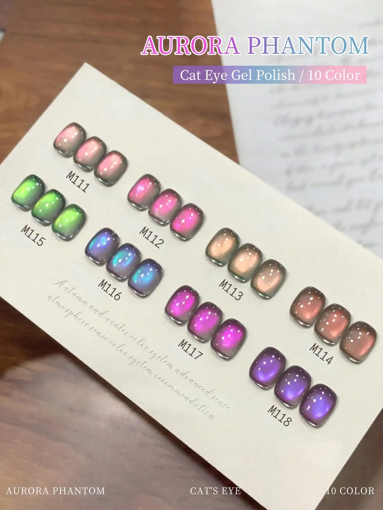 XEIJAYI 10ml 10 Color Cat's Eye Optional Gel Nail Glue Holographic Reflective Durable UV LED Women's Nail Enhancement Design