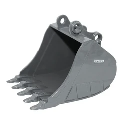 Double E Original Metal Bucket with Teeth For 1/14 RC E010 E111 EC160 Excavator Parts