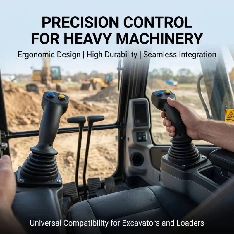 Direct Pilot Joystick Handle For Excavator Hydraulic Control System Heavy Equipment Proportional Pilot Handle Customized