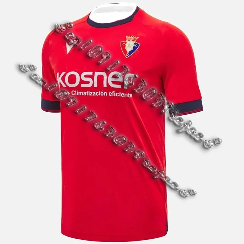 

24-25 New Summer Hot Shirt La Liga Osasuna Shirt 3D Printed Men's and Women's Children's Shirt Sports Casual Plus Size Shirt