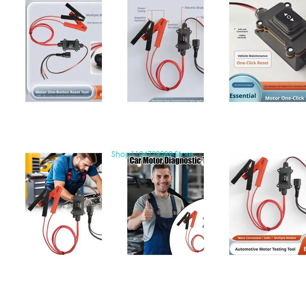 D8KE Two Wire Motor Test Tool for Brake Service and Fault Tracing