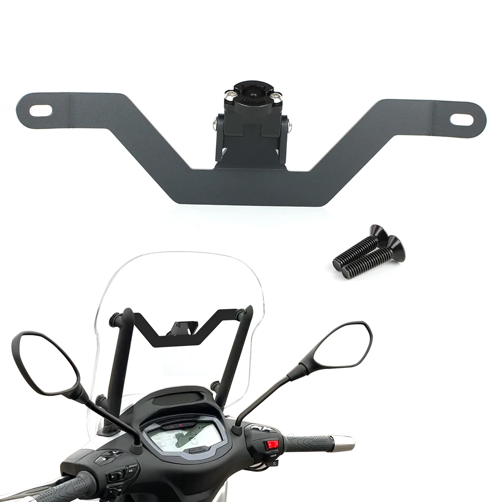 

Motorcycle GPS Navigation Plate Bracket For Piaggio Beverly 300/400 2021 2022 2023 2024 2025 Windshield Mount Phone Stand Holder
