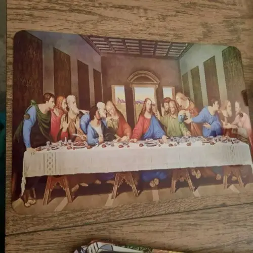 The Last Supper Jesus Christ Artwork 8x12 Metal Wall Sign