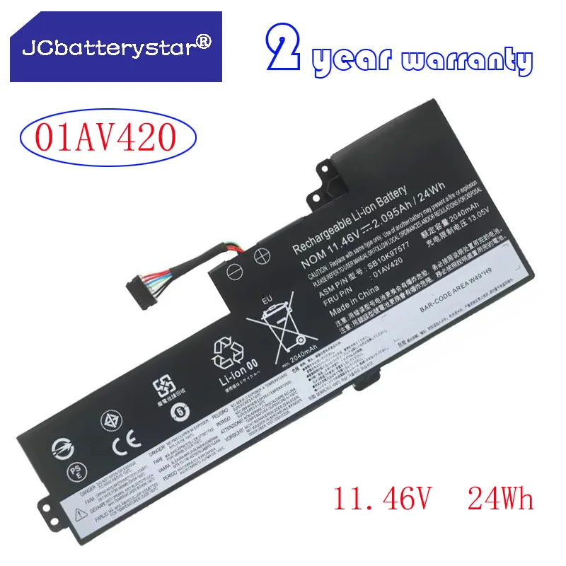 

JC high quality Battery For Lenovo ThinkPad T470 T480 A475 A485 TP25 01AV419 01AV421 01AV489 01AV420 SB10K97576 SB10K97578