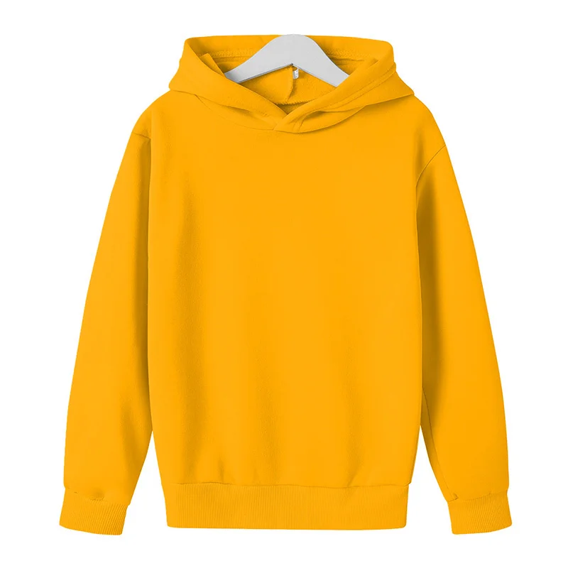 Kids hot selling spring and autumn hoodies for boys and girls, casual  hoodies for kids aged 2-12, solid color hoodie tops