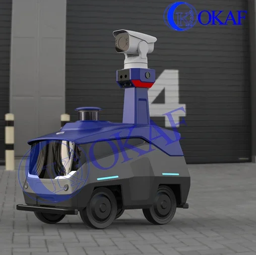 Control remoto Robot autónomo Robot inteligente Patrulla de guardia de seguridad