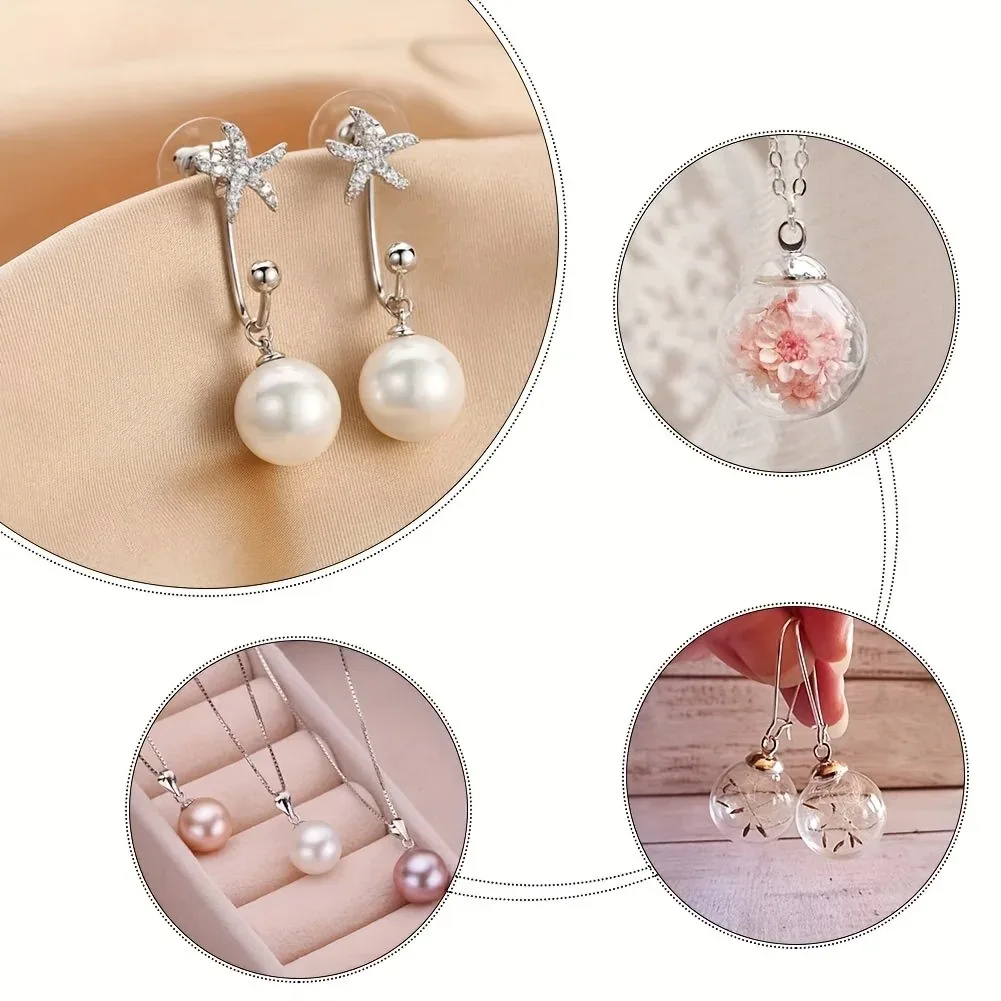 100 قطعة 10x4 مللي متر الفولاذ المقاوم للصدأ لهجة المسمار العين دبوس الكفالات أعلى حفر الخرز نهاية قبعات قلادة Charms بها بنفسك السحر موصلات مجوهرات