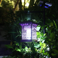 TEMAR Outdoor Solar Mosquito Killer Lamp LED Portable Lantern IP65 Insect Kill Lawn Lights for Garden Courtyard Decor