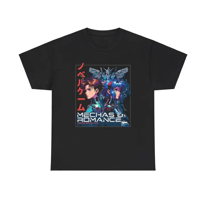 Mechas & Romance Visual Novel Fan (ADV Game) retro anime 90s style T-shirt unisex