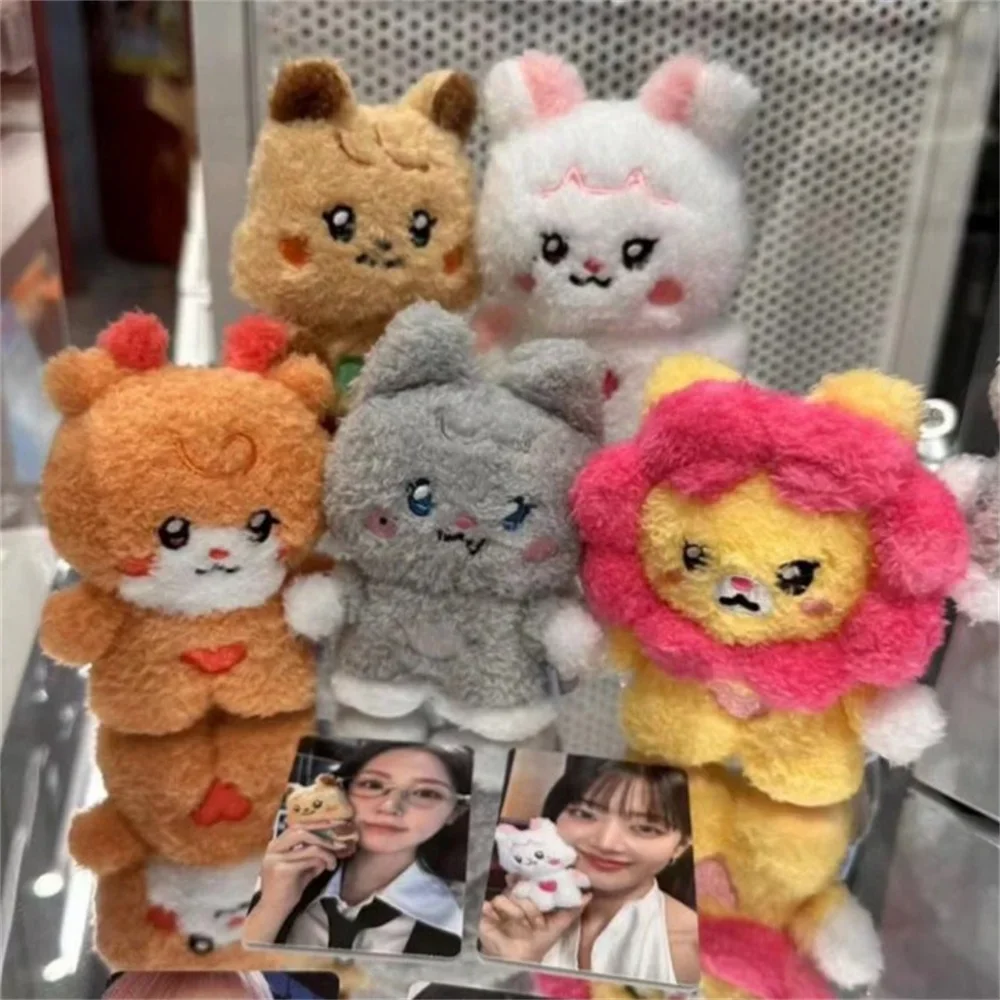 Kpop (G)I-DLE Album I SWAY KLAXON Cartoon Plush Doll Keychian YUQI Soyeon Miyeon Minnie Peripheral Bag Pendant Tabletop Ornament