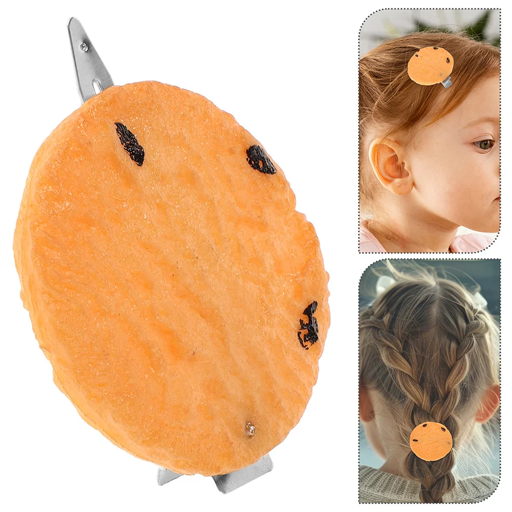 

2Pcs Durable PVC Nickel Plated Iron Hair Accessories Cute Kawaii Clips for Girls Women Special Occasions Small Hair Clips