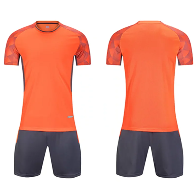 Football Jerseys Print Primary School Soccer Sports Clothing Children's Training Kit Short-Sleeved Shirt Team Uniform