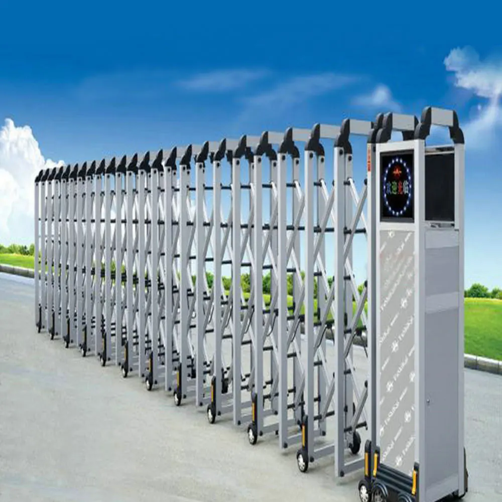 Customized Fancy Electric Aluminum Gate Door Design Philippines Price Telescopic Retractable Sliding Gate