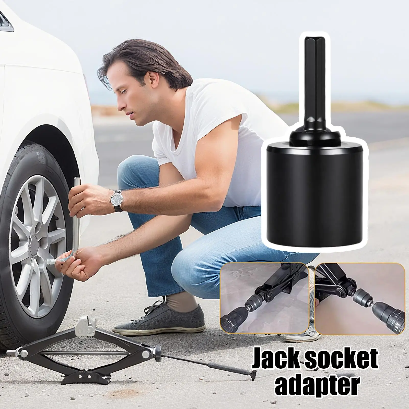 مقص جاك محول القابس RV استقرار جاك الحفر محول RV التسوية الكهربائية الرافعات أداة وجع لصيانة الإصلاح