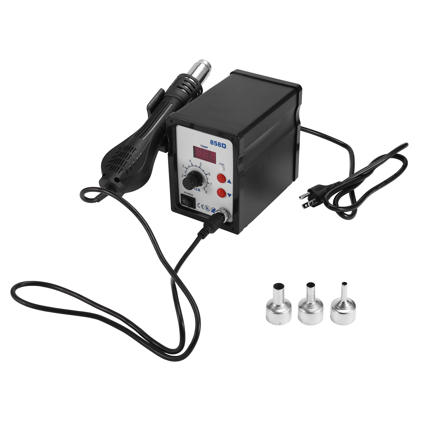 

Classy-Hot Air Tool 858D BGA Rework Solder Station Blower Hair Dryer Hairdryer Soldering Heat Tool For Welding Repair