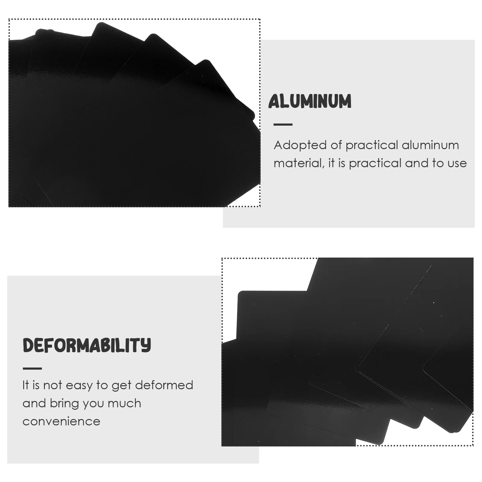 

Smooth Metal Business Card Blanks Aluminum Name Cards DIY Engraved Printing Kit Professional Card Design