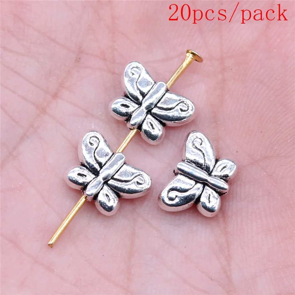 Bulk Charms For Jewelry Making Kit Pendant Diy Jewelry Accessories Butterfly Angel Wing Small Hole Spacers Beads