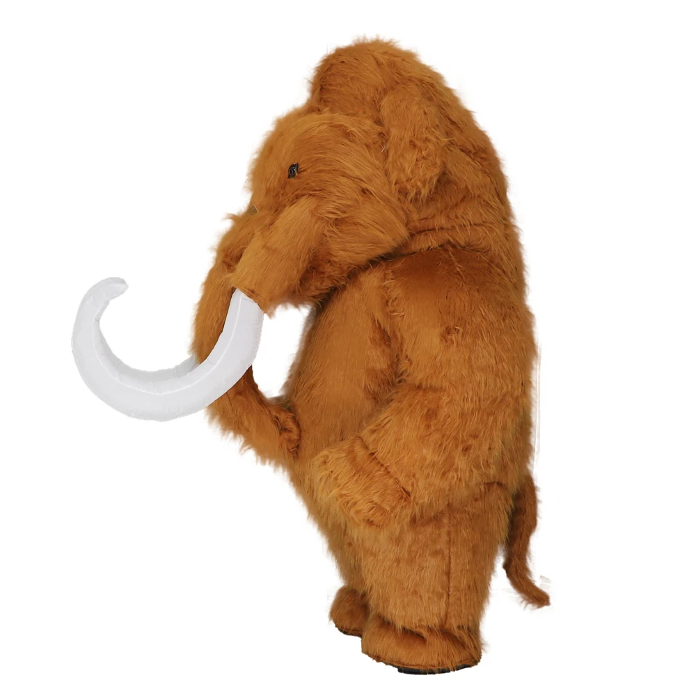 SAYGO nadmuchiwane pluszowe mamuta kostium maskotka Fursuit primigenius promocja Halloween na imprezę Cosplay Furry sukienka zwierząt dorosłych