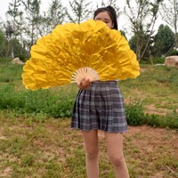 Dance Fan peony Petal Fan Double sided Yangge Dance Fan Festival Celebration Dance Performance Fan Chinese New Year Square Dance
