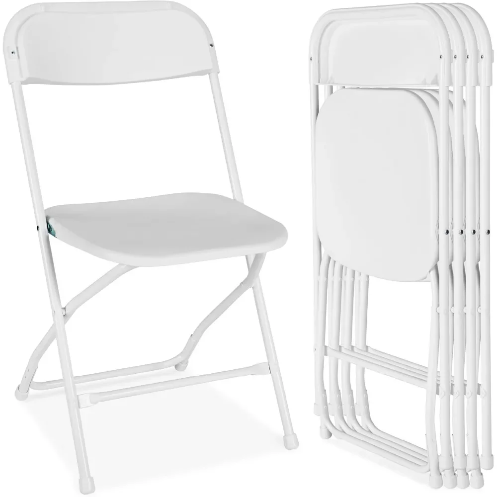 

Best Choice Product 4 Plastic Folding Chair Sets for Indoor and Outdoor Seating in Home, Patio, Garden, Party, Event, etc