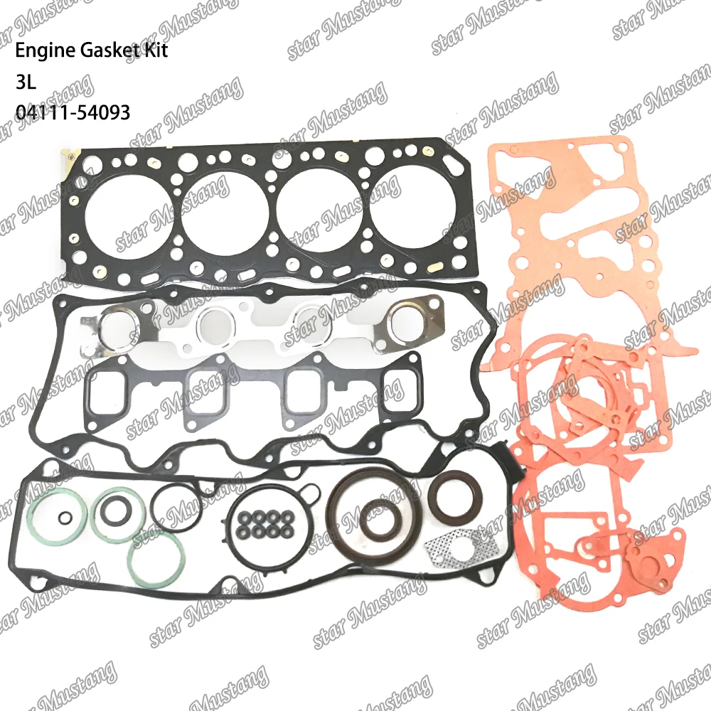 3L Engine Gasket Kit 04111-54093 Suitable For Toyota Engine Parts