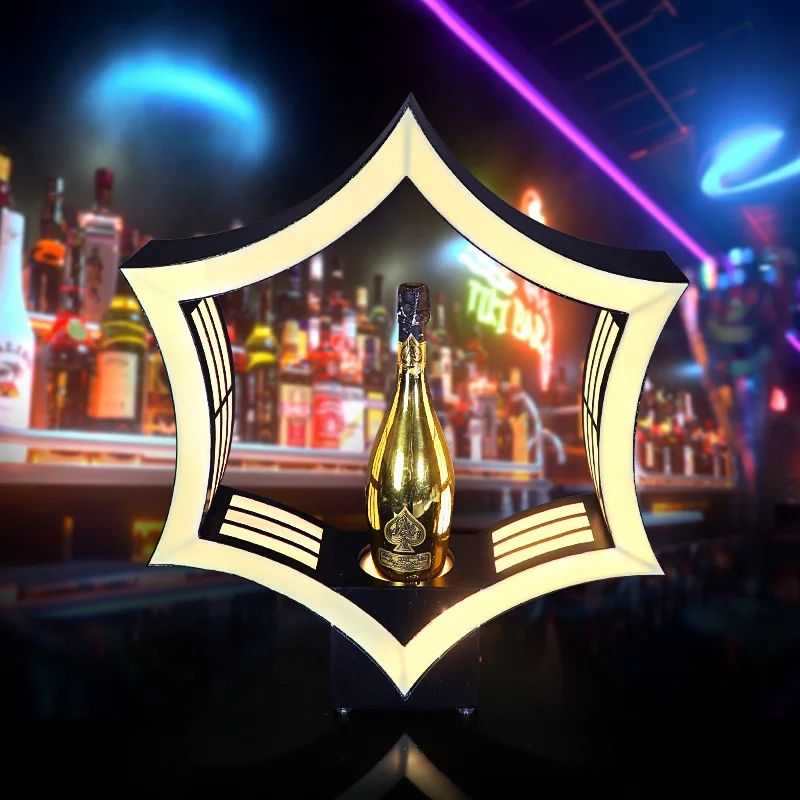 

Бар светящееся сиденье для вина, стойка из кованого железа, поднос для вина, вечеринка, КТВ, основание для красного зарубежного вина