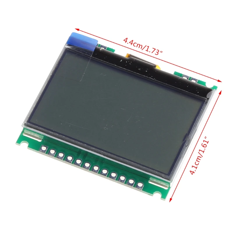 12864 128X64 Serial SPI Grafis COG Modul LCD Tampilan Layar Build-In LCM