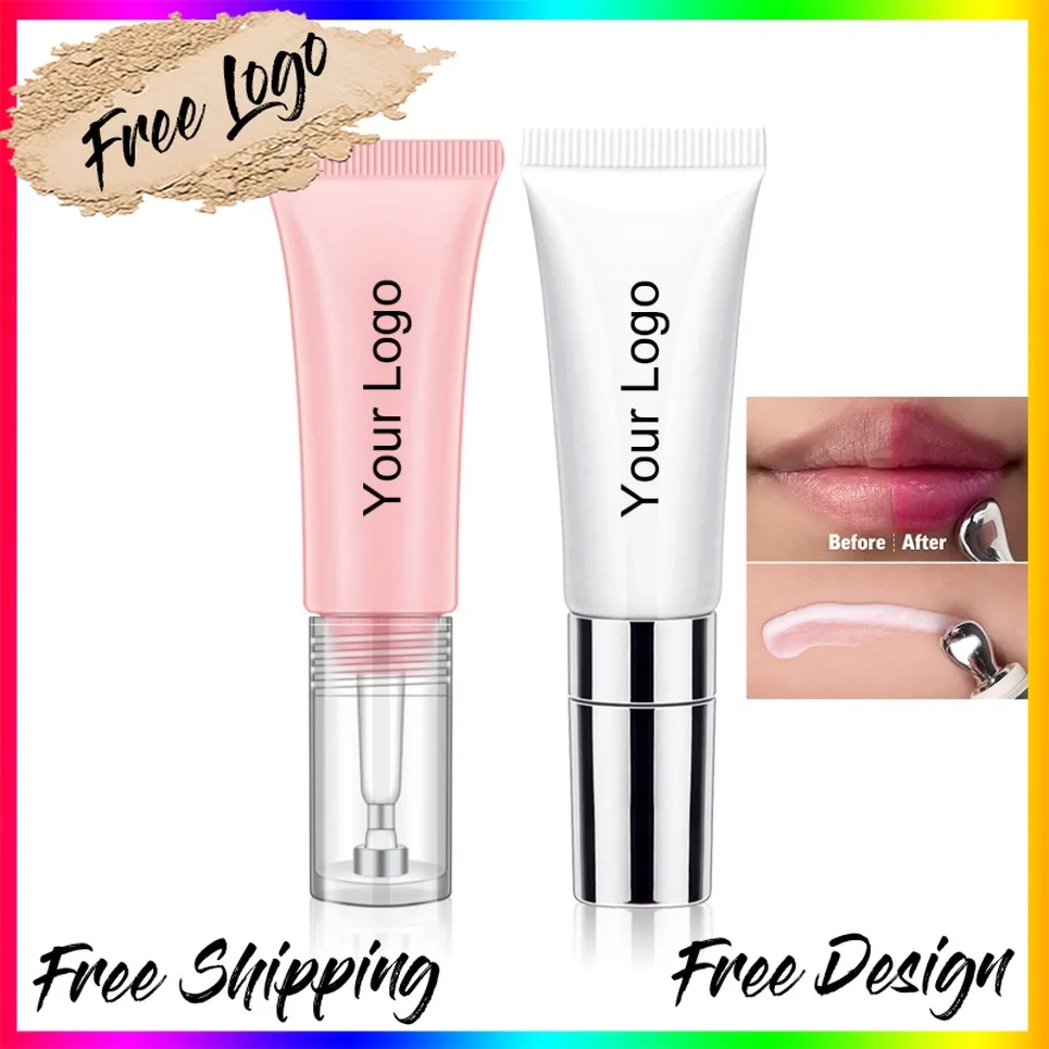 Mascarilla labial, lápiz labial de marca privada, crema para el cuidado de los labios con melatonina con niacinamida para labios oscuros, aclaramiento, logotipo personalizado, maquillaje vegano