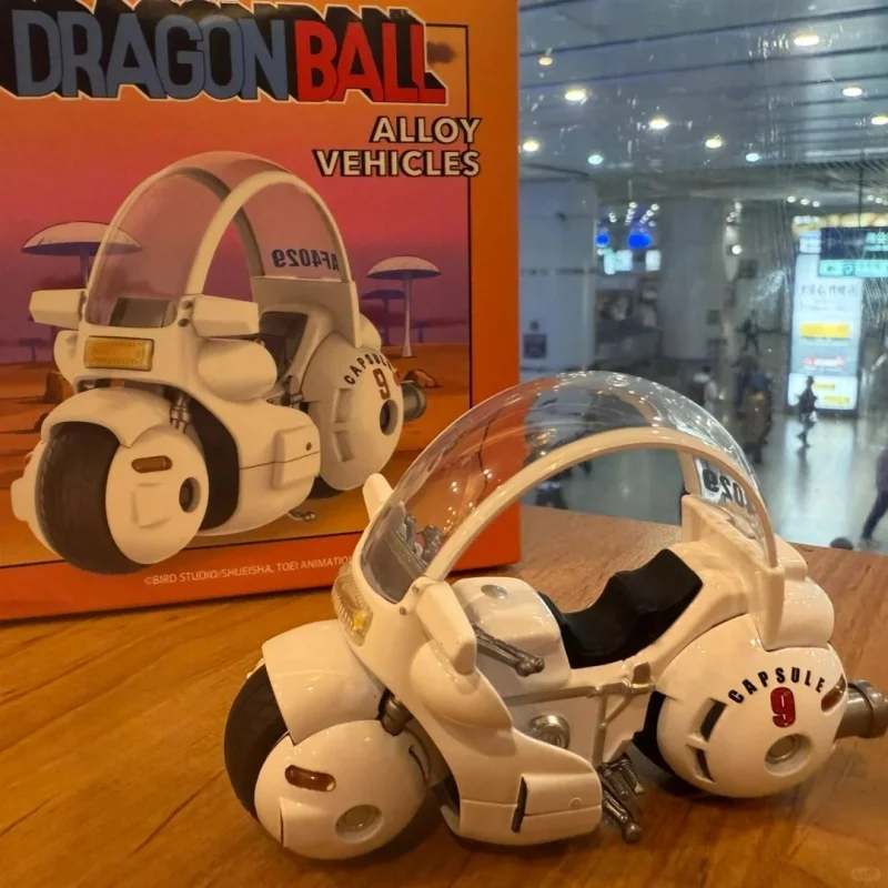 Dragon ball anime brinquedo liga veículo série caixa cega estatueta de carro coleção ornamento desktop brinquedo menino presente aniversário natal