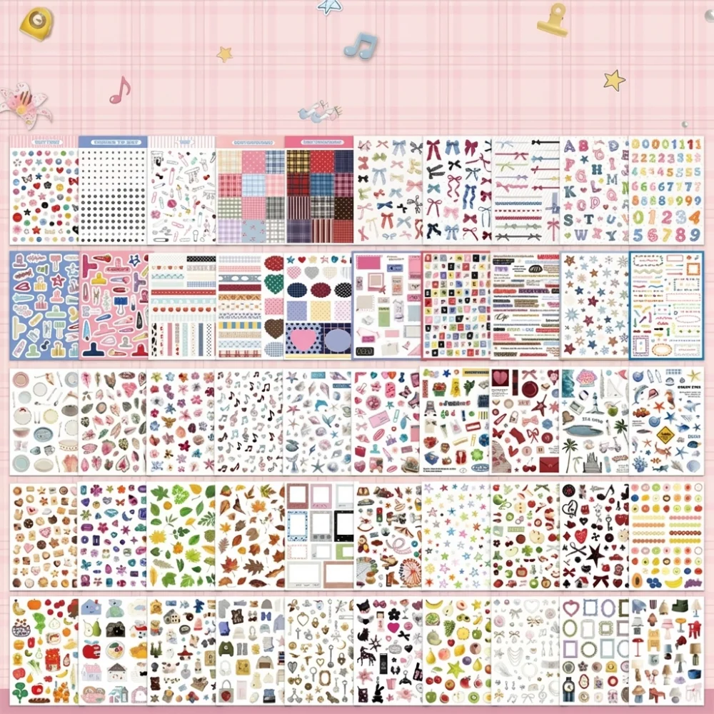 cute-50-sheets-sticker-book-colorful-store-series-diy-scrapbook-sticker-a5-gift-diary-sticker-journal-decoration