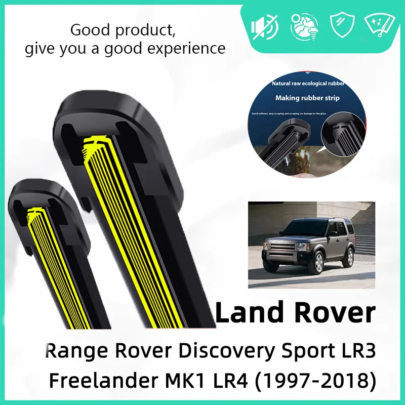 

Rubber Car Wiper for Land Rover Discovery LR3 Sport Freelander Front Wiper Blades Brushes Cutter Accessories Windscreen