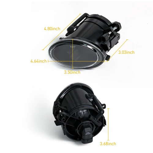 Imagen 2 del producto Para BMW E39 M5 2001 2002 2003 E46 3 Series M3 2002 2003 2004 2005 2006 luces antiniebla faro delantero lámpara de conducción bombillas LED halógenas