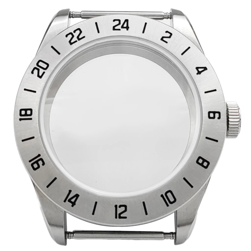 

39mm NH35 Watch Case Sapphire Glass Solid Stainless Steel For NH35 NH36 Watches Automatic Movement Accessory